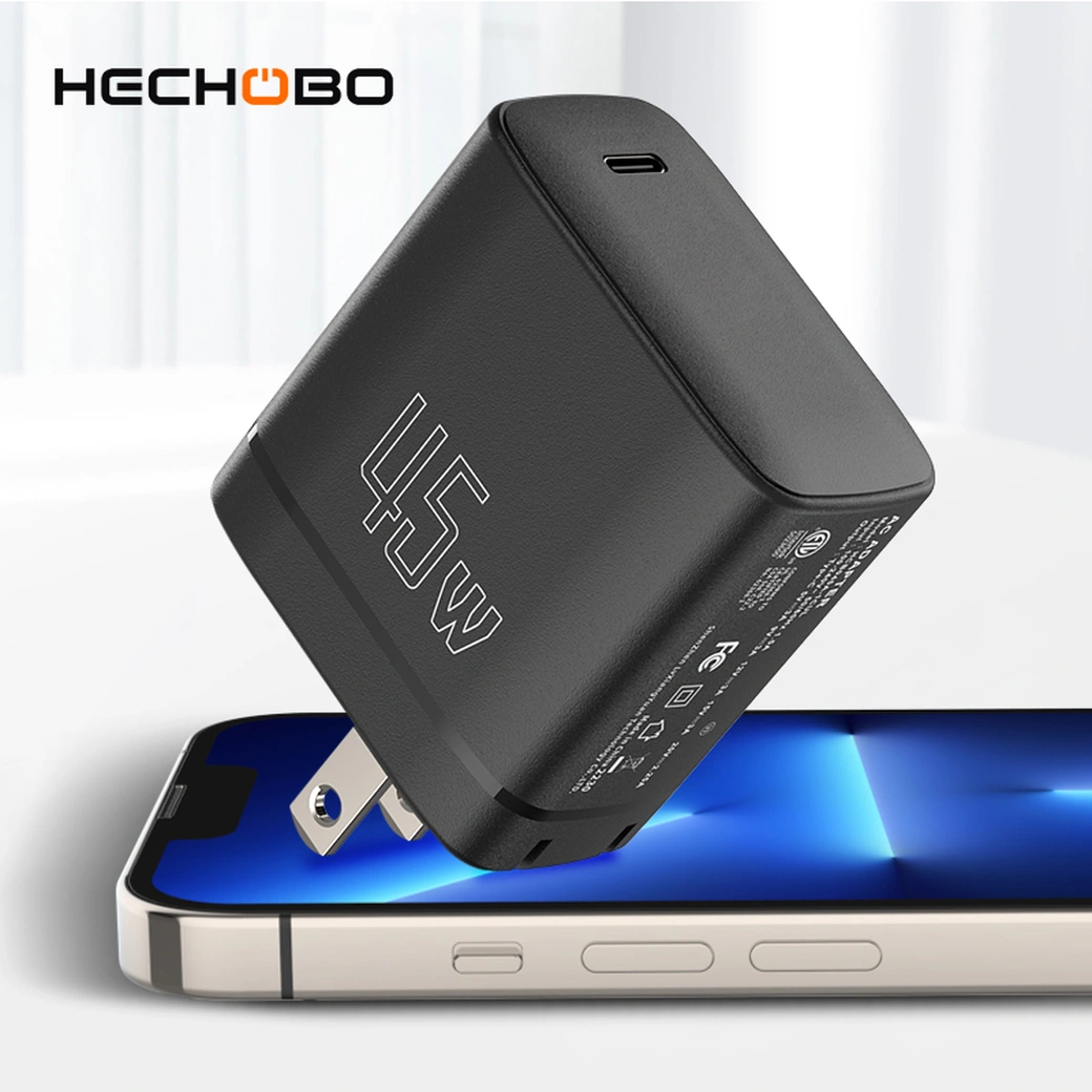 The 45 watt charger is a powerful and efficient device that provides fast charging solutions for various devices with a high power output of 45 watts.